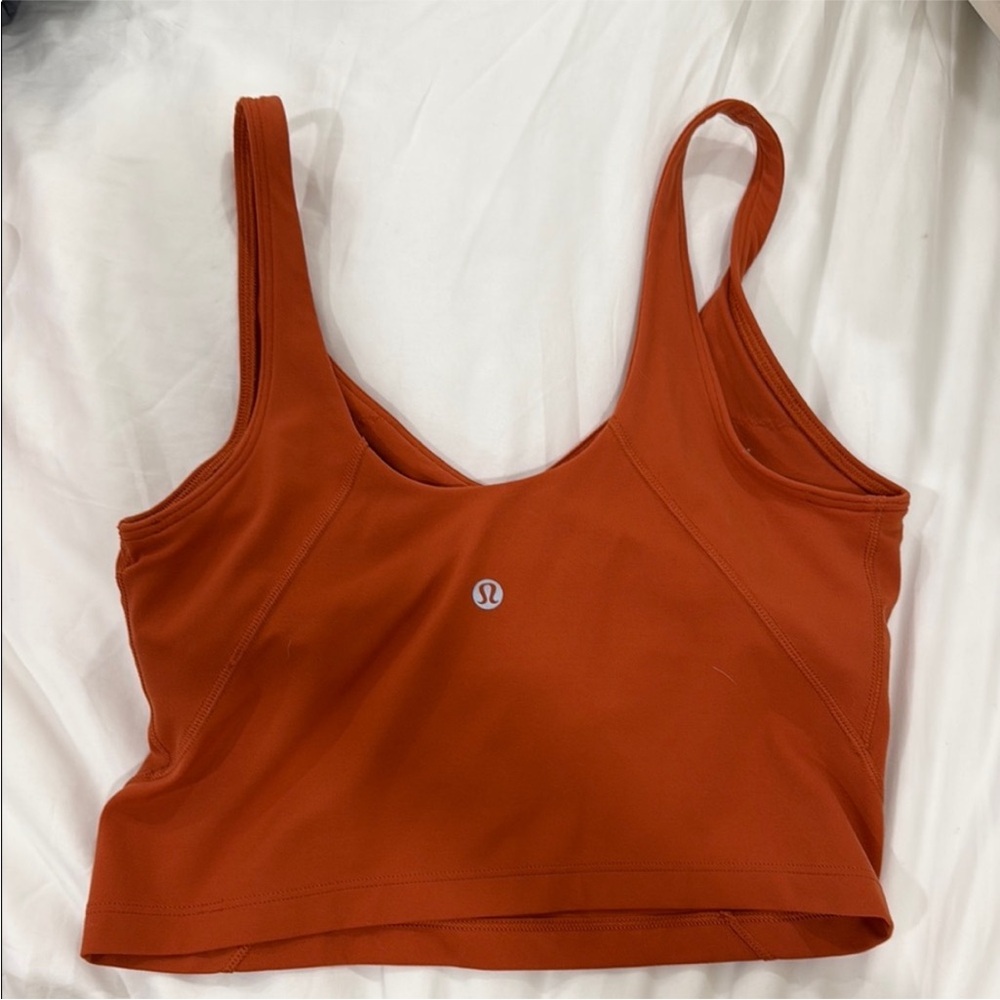 Lululemon Athletica Rust color Align crop 8